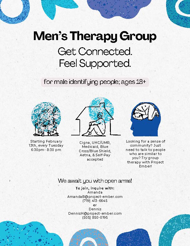 Men's Group Therapy Flyer