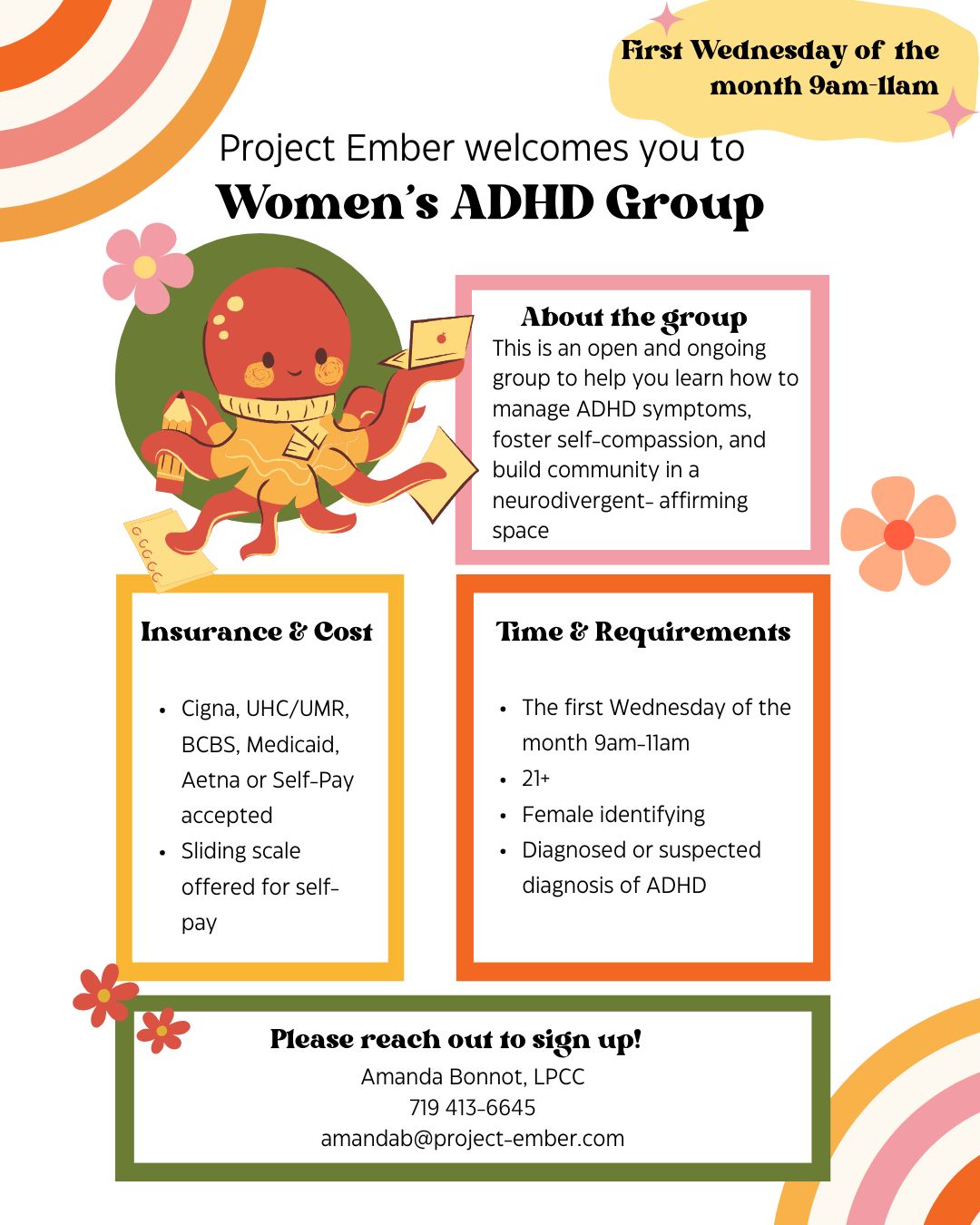 Women's ADHD Group Flyer